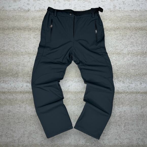 Vintage Y2K Hiking Tactical Pants Mens L Regular Straight Leg Fit Dark Grey - Picture 2 of 4